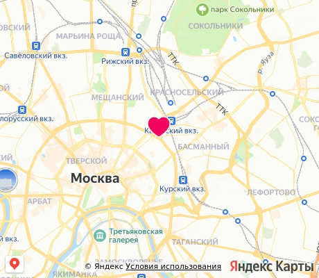 На карте