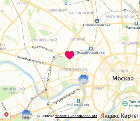 На карте