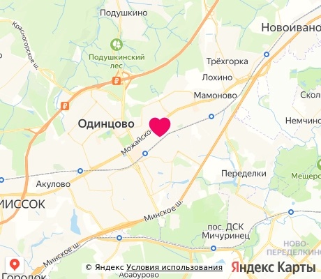 На карте