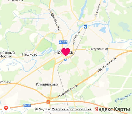 На карте