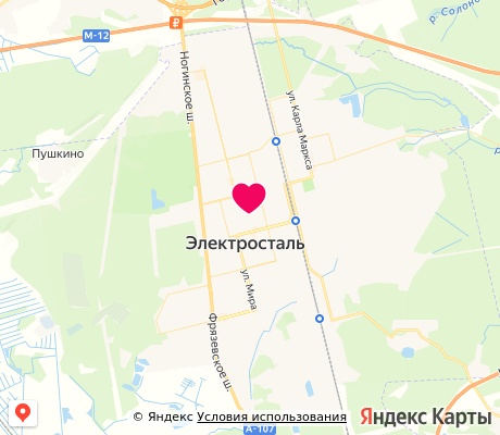 На карте