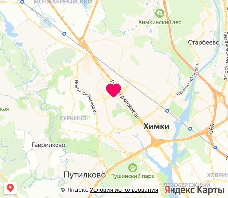 На карте