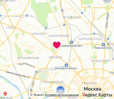 На карте