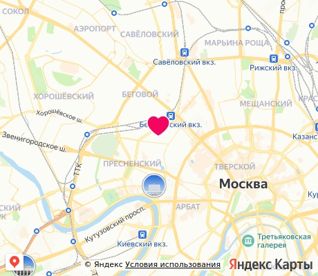 На карте