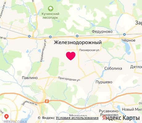 На карте