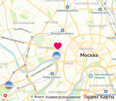 На карте