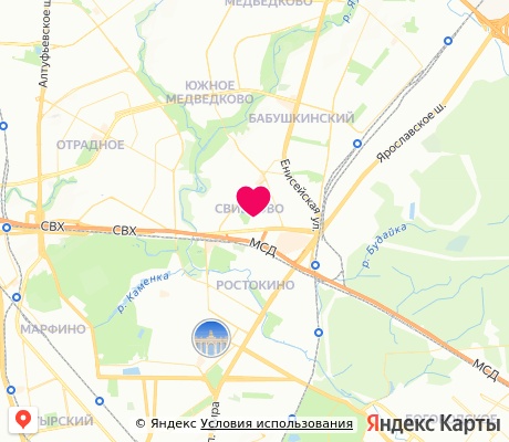 На карте