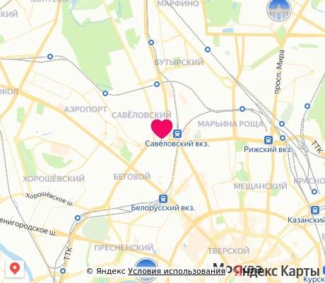 На карте