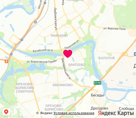 На карте
