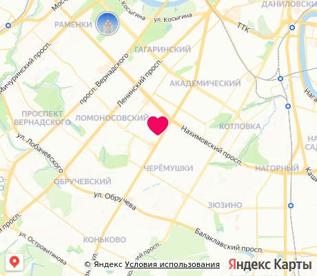 На карте