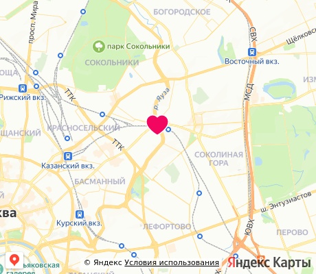 На карте