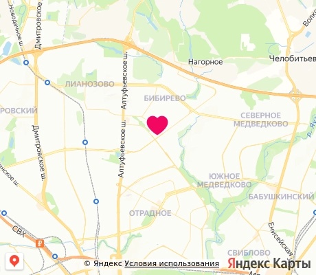 На карте