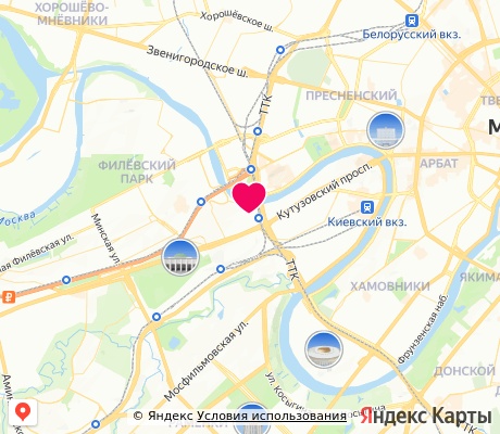 На карте