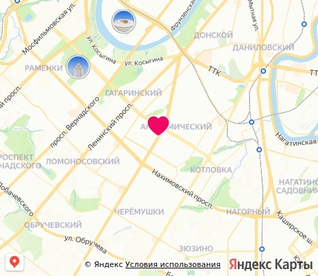 На карте