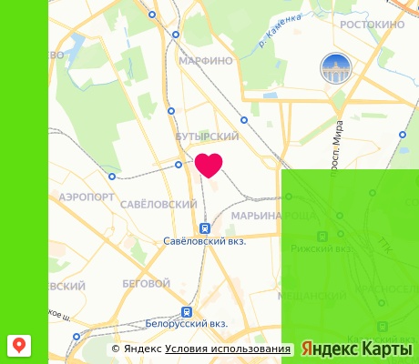 На карте