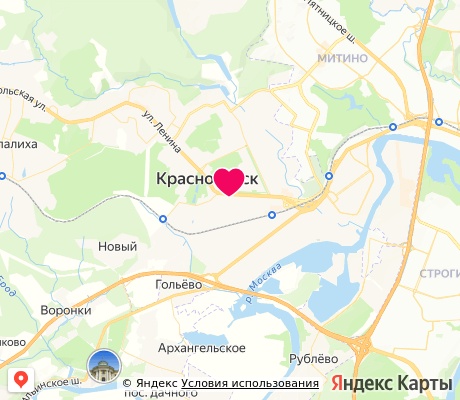 На карте