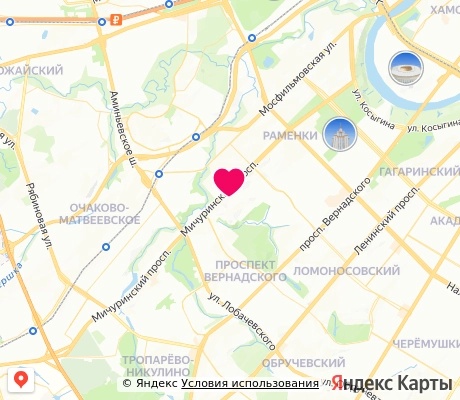 На карте