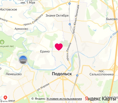 На карте