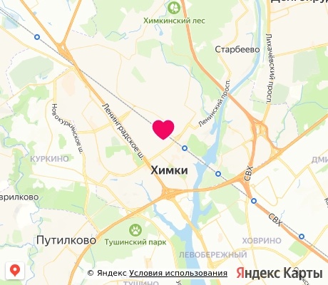 На карте