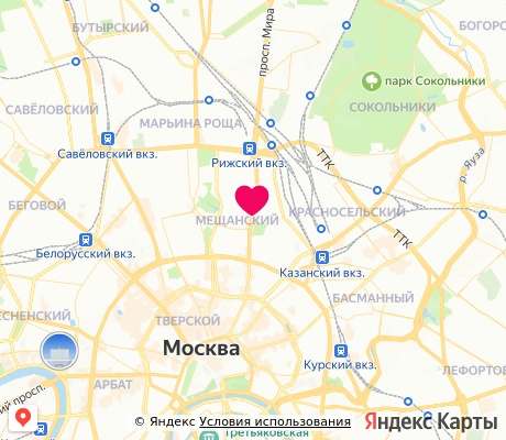На карте