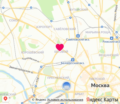 На карте