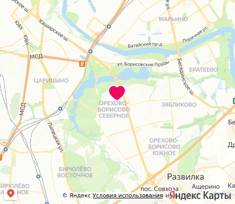 На карте