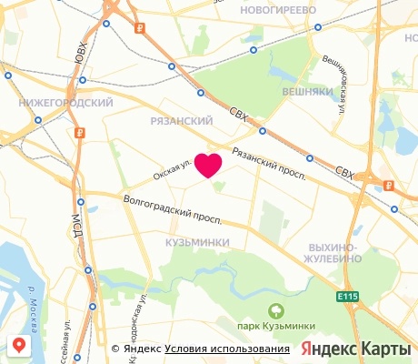 На карте