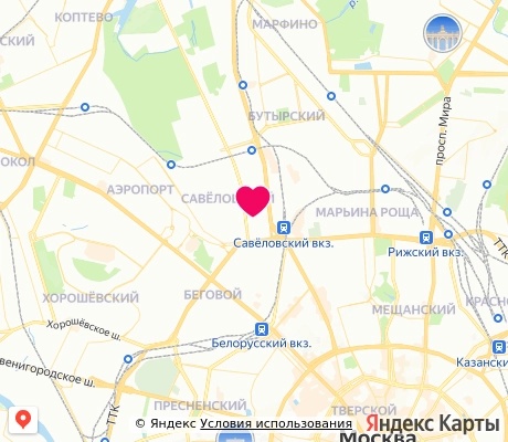 На карте