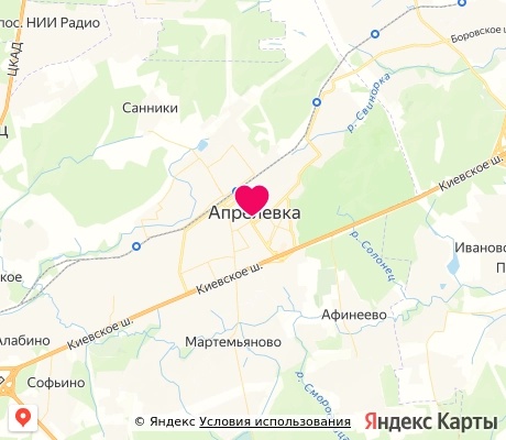 На карте