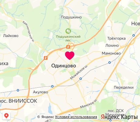 На карте