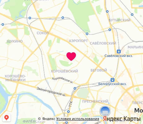 На карте