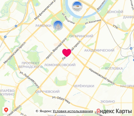На карте