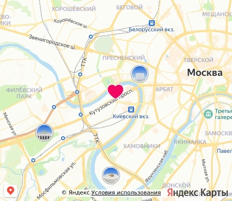 На карте