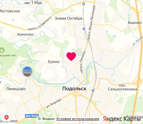 На карте