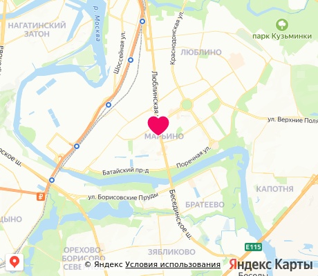 На карте