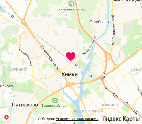 На карте