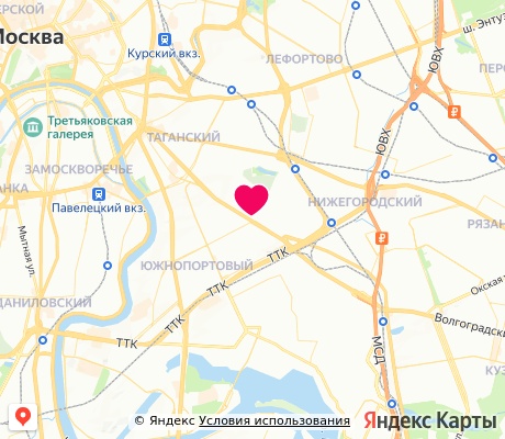 На карте
