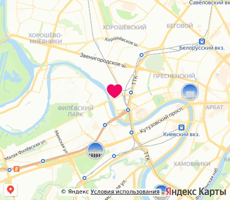 На карте