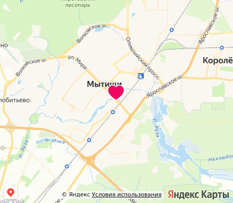 На карте
