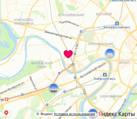 На карте