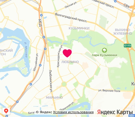 На карте