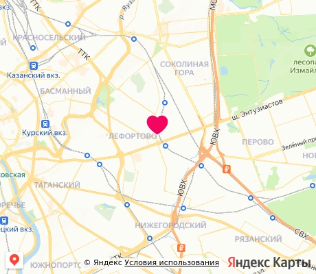 На карте