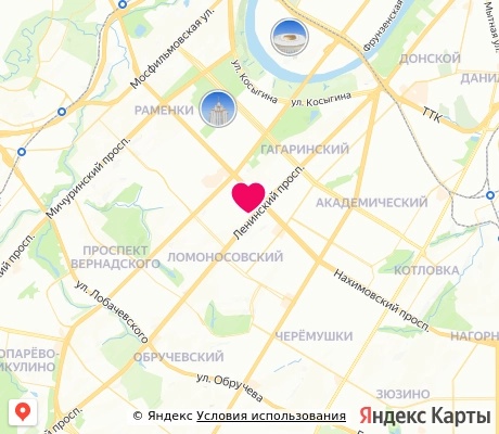 На карте