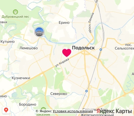 На карте