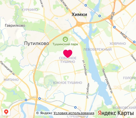 На карте