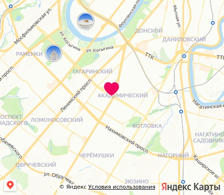 На карте