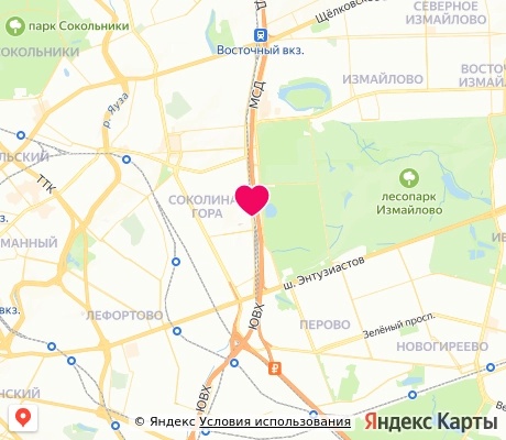 На карте