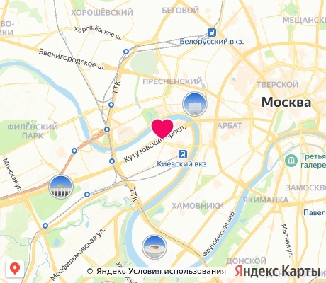 На карте