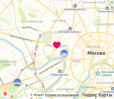 На карте
