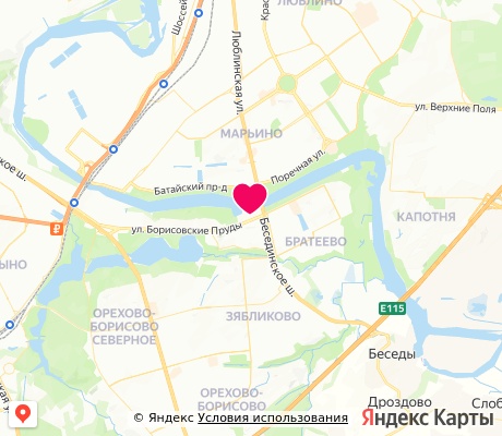 На карте